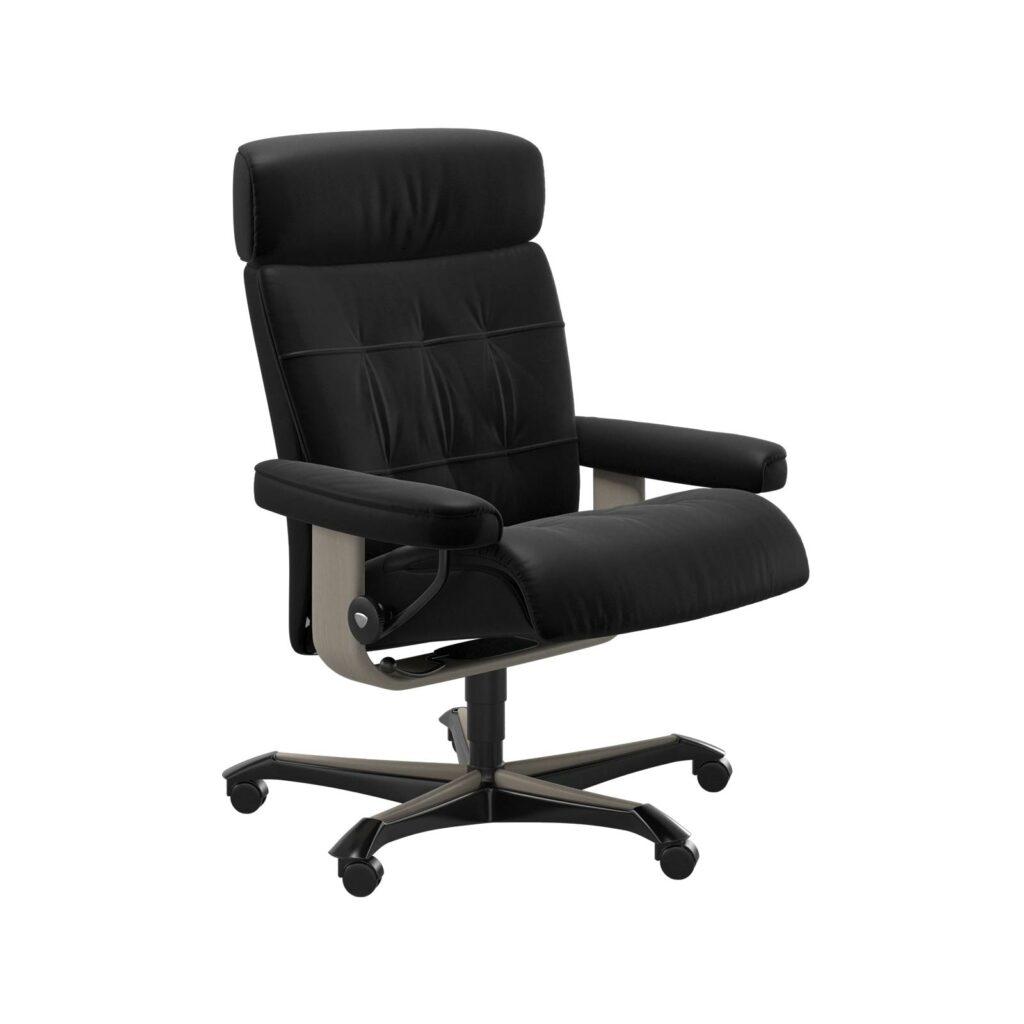 erik office stressless sessel batick schwarz whitewash