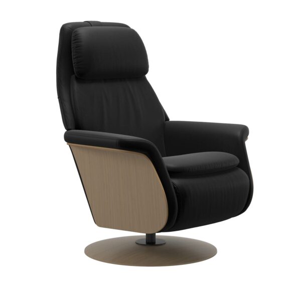 Sessel Stressless® Sam Wood Disc Power – Leder Batick