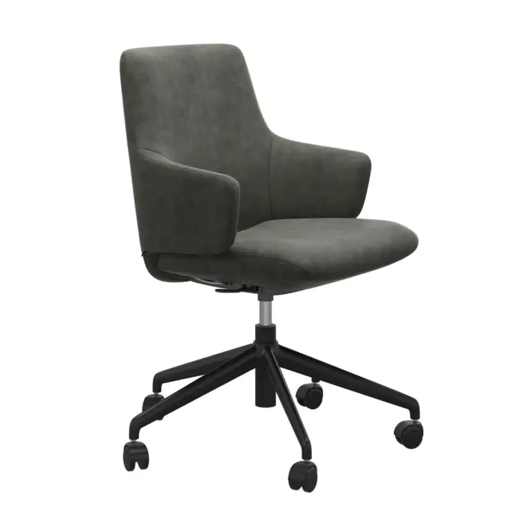 Stressless Home Office: Laurel in Mattschwarz